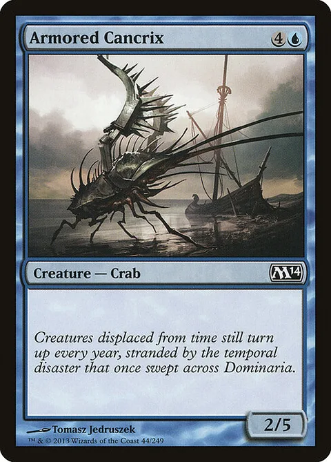 Armored Cancrix, card 44 from Magic 2014