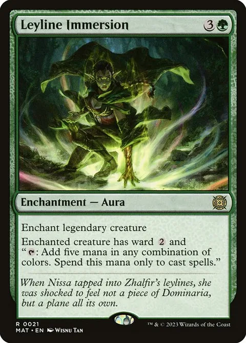 Leyline Immersion, card 21 from March of the Machine: The Aftermath