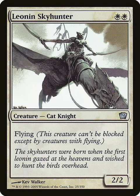 Leonin Skyhunter, card 25★ from Ninth Edition