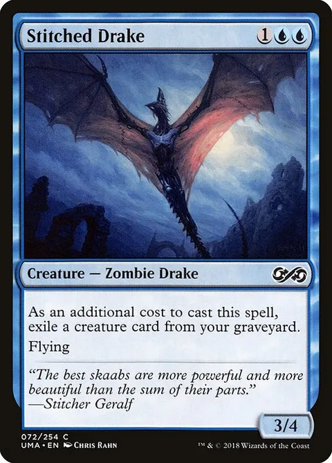 Stitched Drake, card 72 from Ultimate Masters