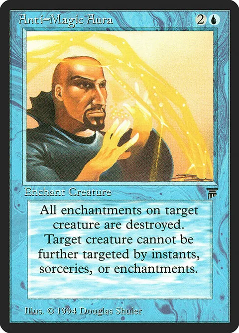 Anti-Magic Aura, card 45 from Legends