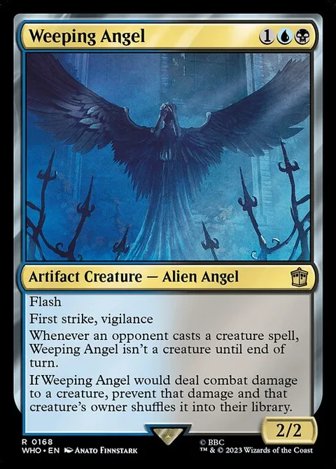 Weeping Angel, card 168 from Doctor Who