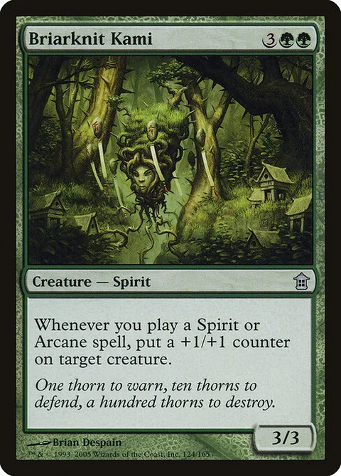 Briarknit Kami, carte 124 de Saviors of Kamigawa