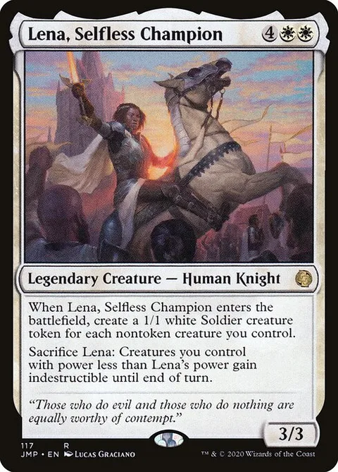 Lena, Selfless Champion, card 117 from Jumpstart