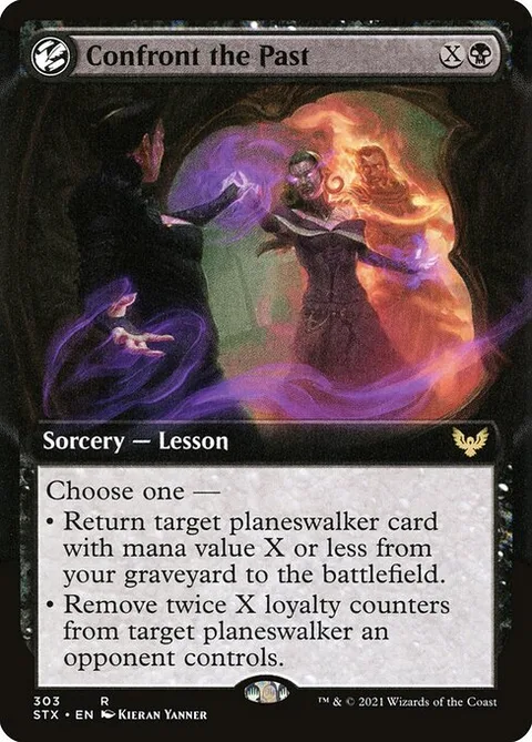 Confront the Past, card 303 from Strixhaven: School of Mages