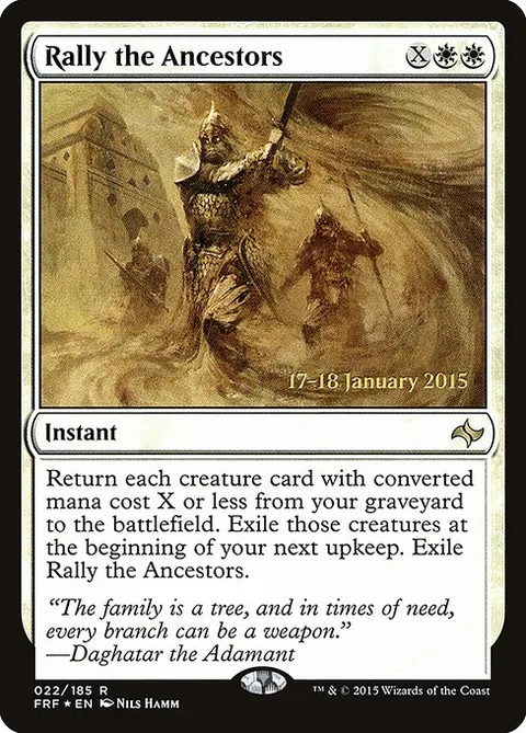 Rally the Ancestors, card 22s from Fate Reforged Promos