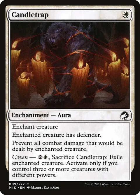 Candletrap, carte 9 de Innistrad: Midnight Hunt