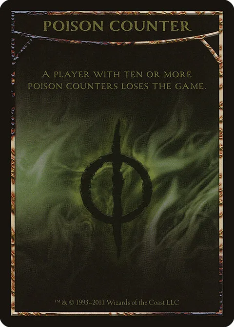 Poison Counter, carte 6 de Mirrodin Besieged Tokens