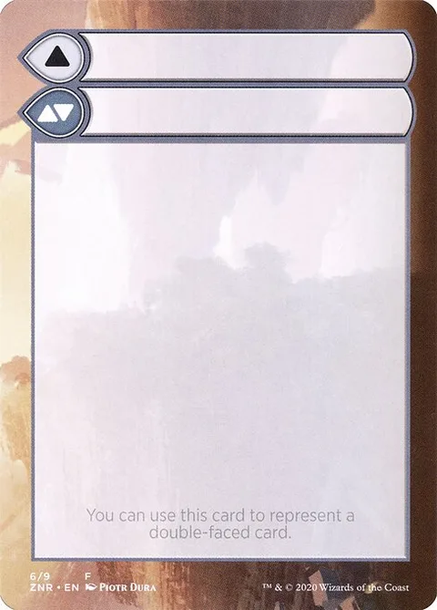 Double-Faced Substitute Card, carte 6 de Zendikar Rising Substitute Cards