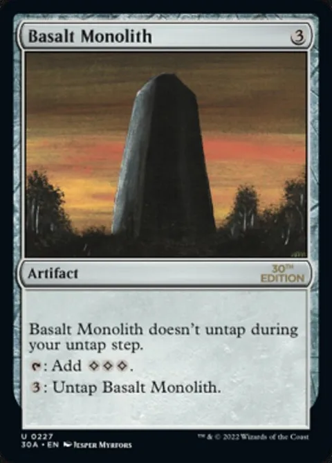 Basalt Monolith, card 227 from 30th Anniversary Edition