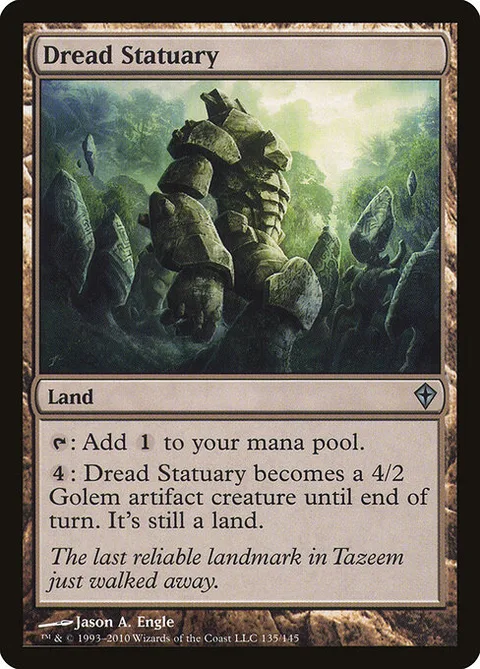 Dread Statuary, card 135 from Worldwake