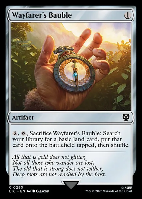 Wayfarer's Bauble, card 290 from Tales of Middle-earth Commander