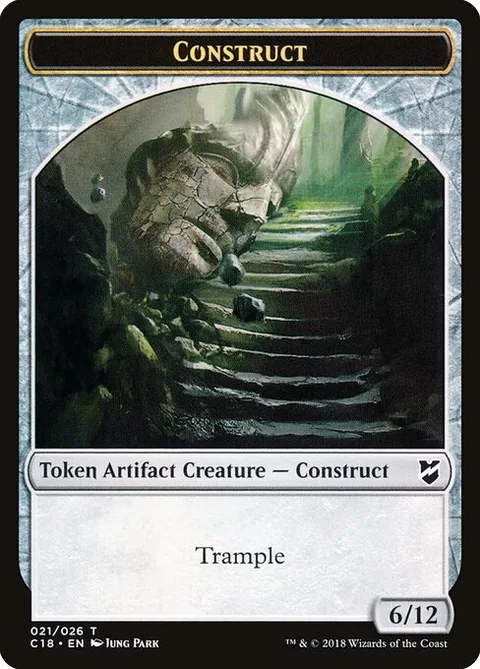 Construct, carte 21 de Commander 2018 Tokens
