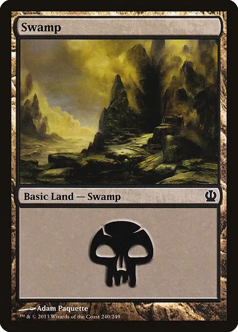 Swamp, carte 240 de Theros