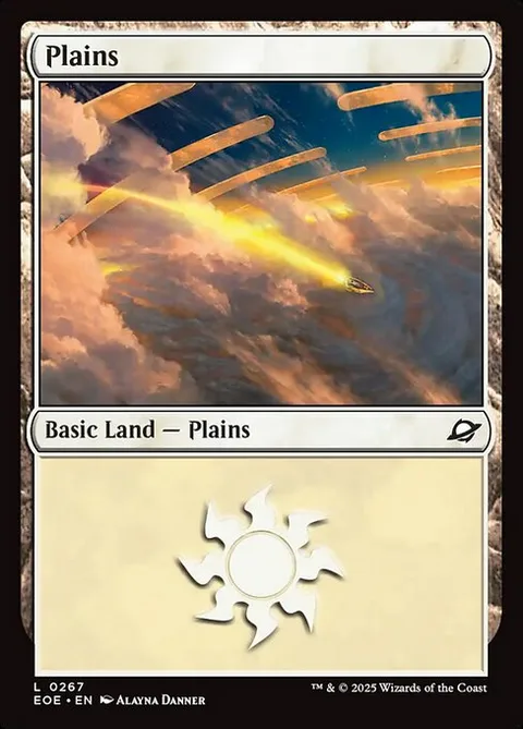 Plains, card 267 from Edge of Eternities
