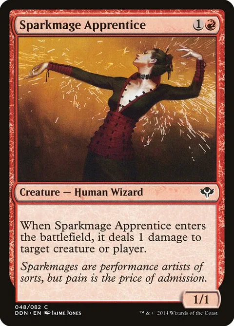 Sparkmage Apprentice, carte 48 de Duel Decks: Speed vs. Cunning