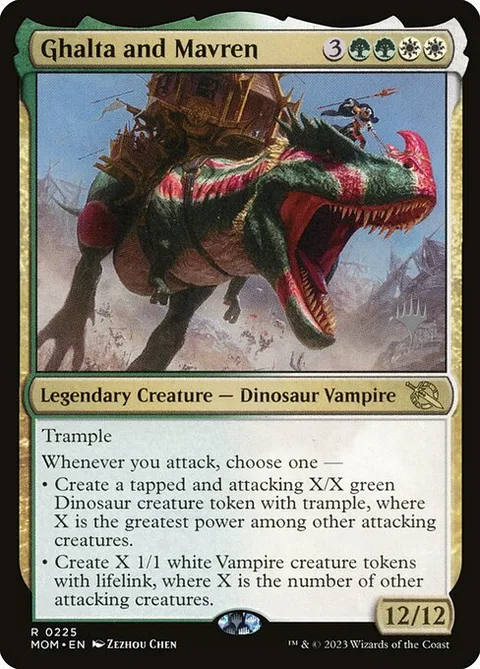Ghalta and Mavren, carte 225p de March of the Machine Promos