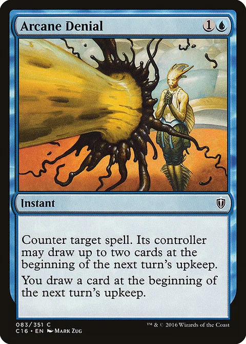 Arcane Denial, carte 83 de Commander 2016