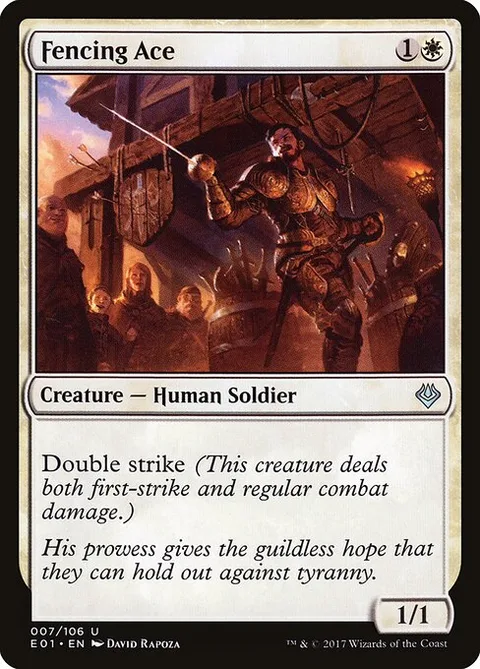 Fencing Ace, card 7 from Archenemy: Nicol Bolas