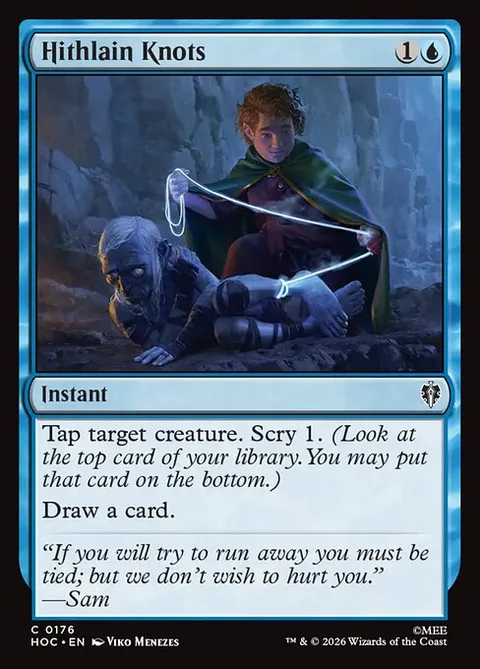 Hithlain Knots, card 176 from The Hobbit Eternal
