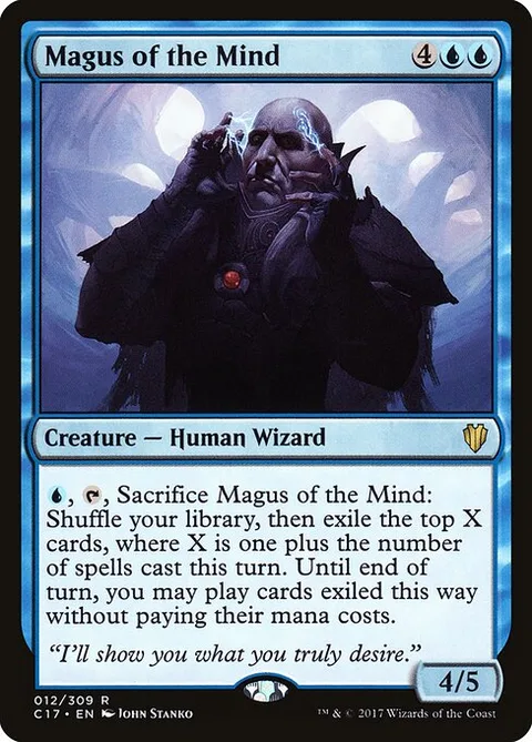 Magus of the Mind, card 12 from Commander 2017