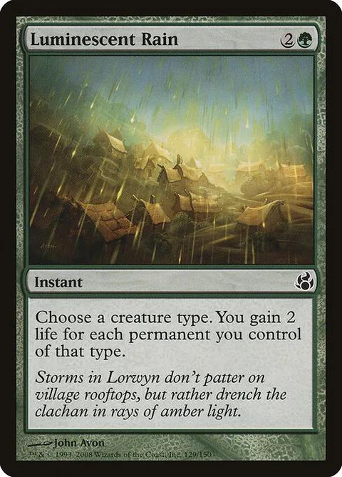 Luminescent Rain, carte 129 de Morningtide