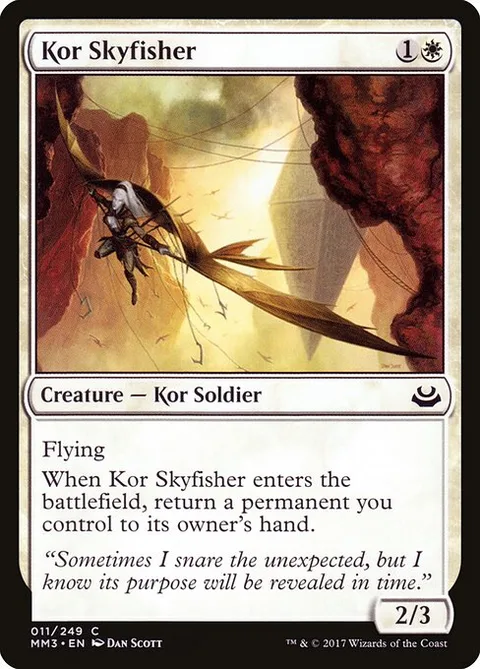 Kor Skyfisher, card 11 from Modern Masters 2017
