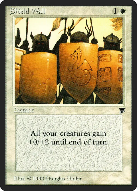 Shield Wall, carte 36 de Legends