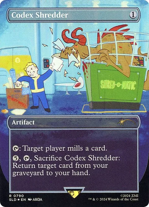 Codex Shredder, card 790★ from Secret Lair Drop