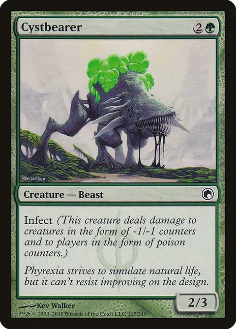 Cystbearer, card 117 from Scars of Mirrodin