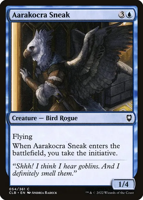 Aarakocra Sneak, carte 54 de Commander Legends: Battle for Baldur's Gate