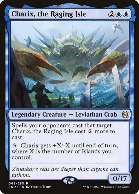 Charix, the Raging Isle, card 49p from Zendikar Rising Promos