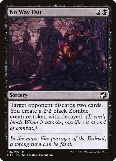 No Way Out, card 116 from Innistrad: Midnight Hunt