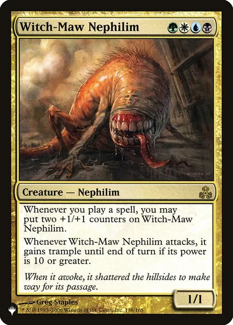 Witch-Maw Nephilim, card GPT-138 from The List