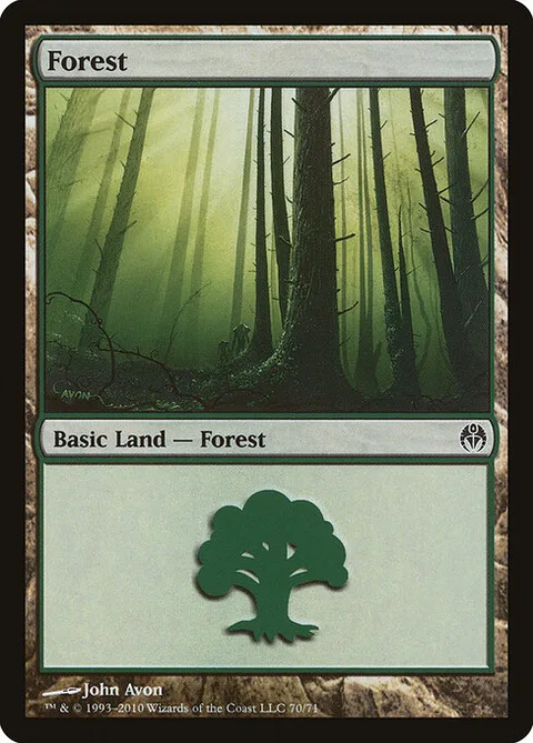 Forest, carte 70 de Duel Decks: Phyrexia vs. the Coalition