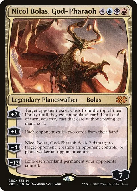 Nicol Bolas, God-Pharaoh, carte 260 de Double Masters 2022