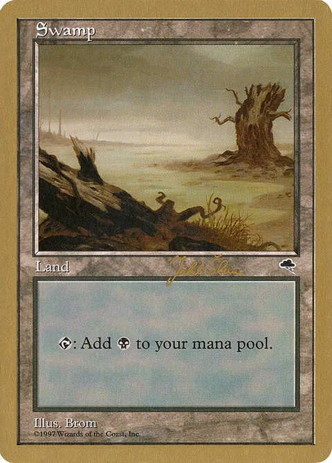 Swamp, card js340a from World Championship Decks 1999