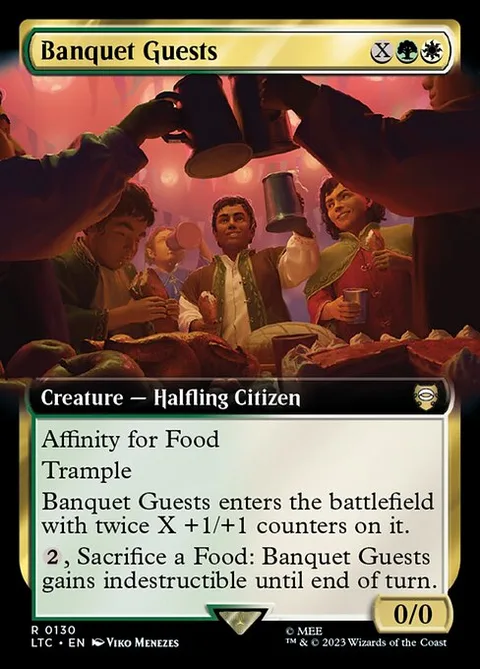 Banquet Guests, card 130 from Tales of Middle-earth Commander