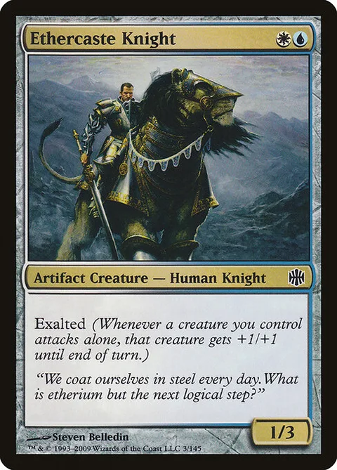 Ethercaste Knight, card 3 from Alara Reborn