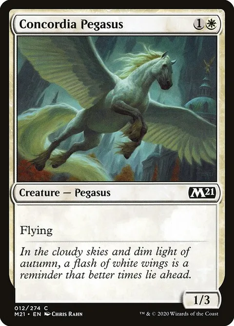 Concordia Pegasus, card 12 from Core Set 2021