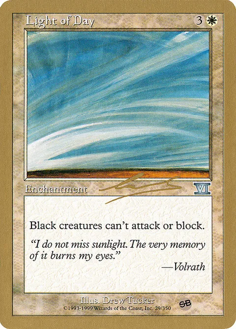 Light of Day, card nl29sb from World Championship Decks 2000