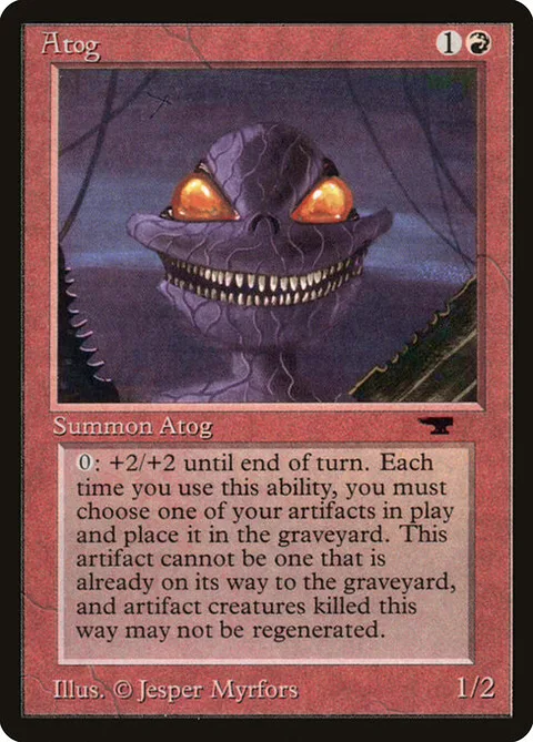 Atog, card 23† from Antiquities
