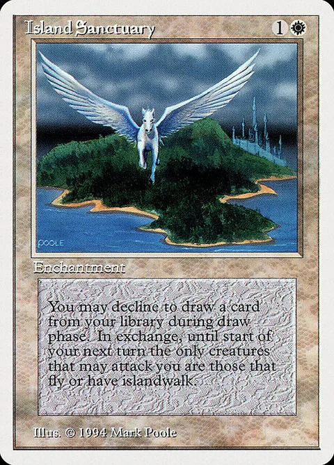 Island Sanctuary, card 25 from Summer Magic / Edgar