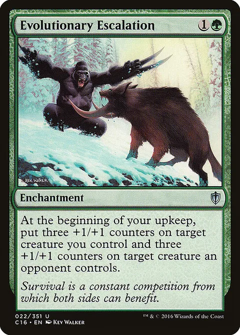 Evolutionary Escalation, carte 22 de Commander 2016