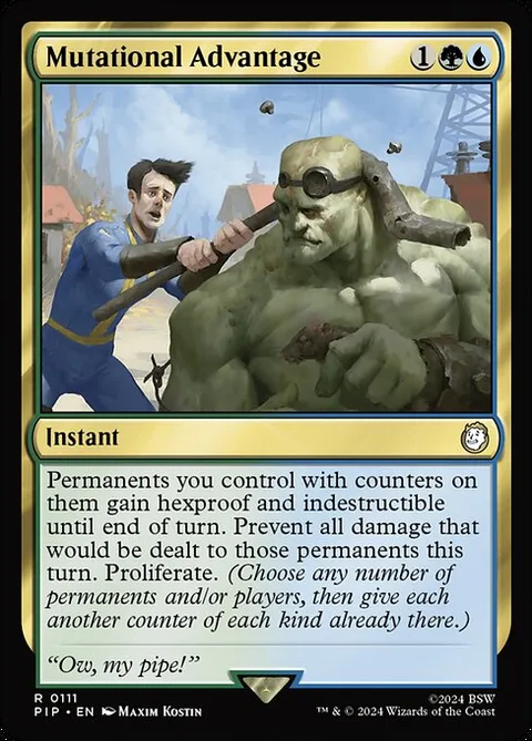 Mutational Advantage, card 111 from Fallout