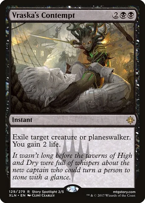 Vraska's Contempt, card 129 from Ixalan