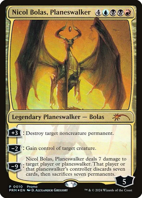 Nicol Bolas, Planeswalker, carte 2025-10 de Media and Collaboration Promos