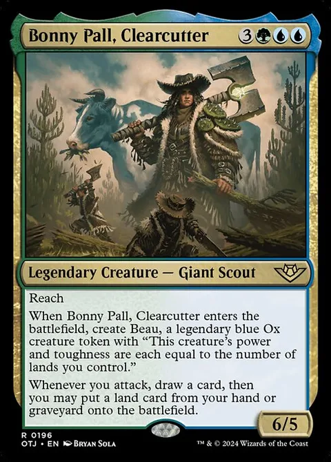 Bonny Pall, Clearcutter, carte 196 de Outlaws of Thunder Junction