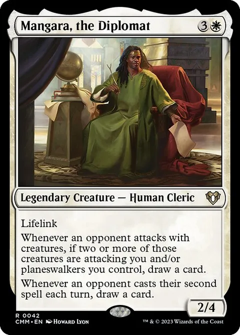 Mangara, the Diplomat, card 42 from Commander Masters