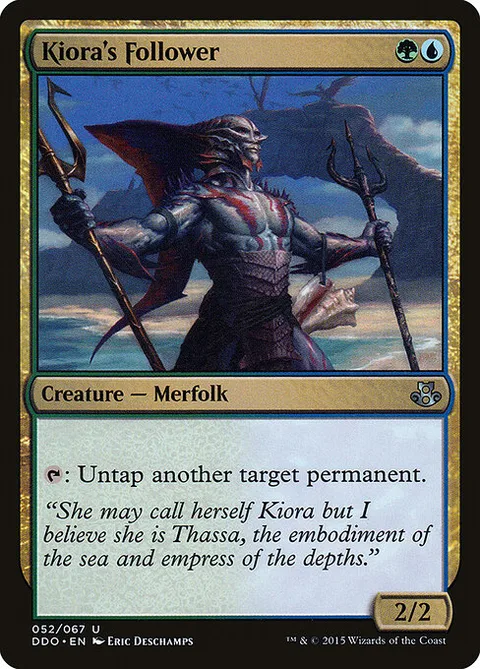 Kiora's Follower, carte 52 de Duel Decks: Elspeth vs. Kiora